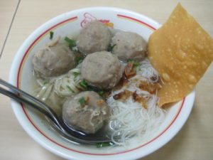 Bakso, street food Indonesia
