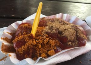 Currywurst, German street food
