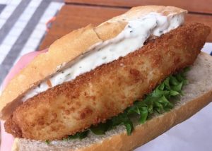 Fischbrötchen, German street food