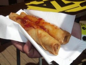 Loempia, street food Netherlands