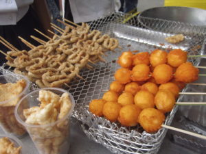 Kwek kwek street food Phillipines