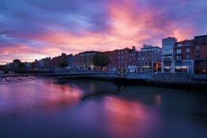 buildings with waterfront view, European country Ireland