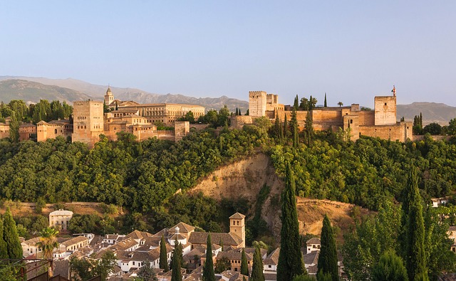 Alhambra Granada Spain fortress palace building