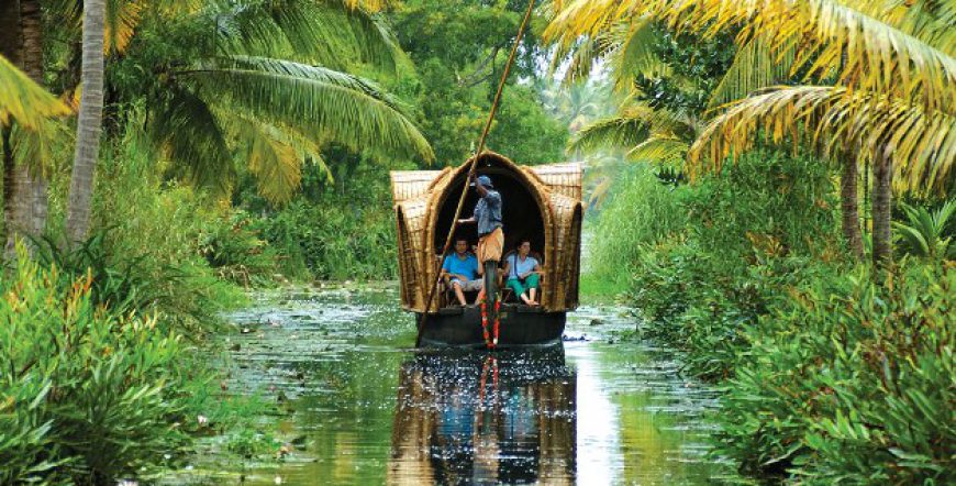 Sail on the backwaters of Kerala