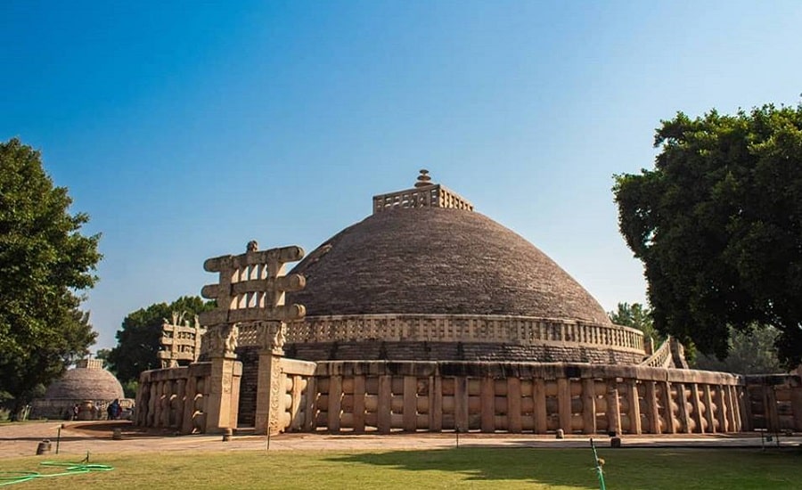 Sanchi stupa, pilgrimage site