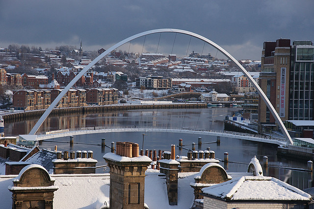 Snow in Newcastle