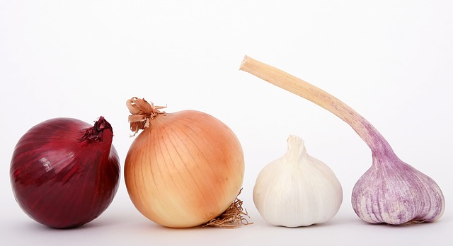 Onions and garlic are tasmic diet.