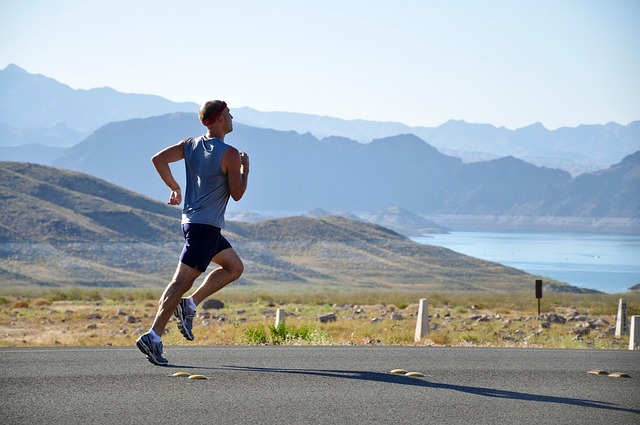 Run up a mountain