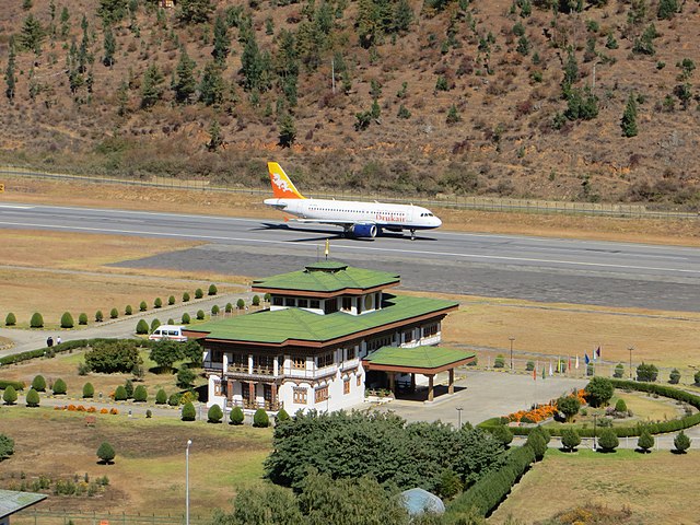 Paro day, one among the most dangerous airports in the world