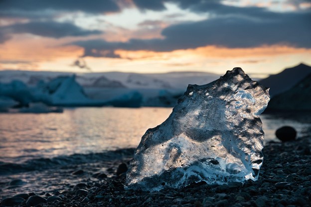 Glacial lagoon, Iceland