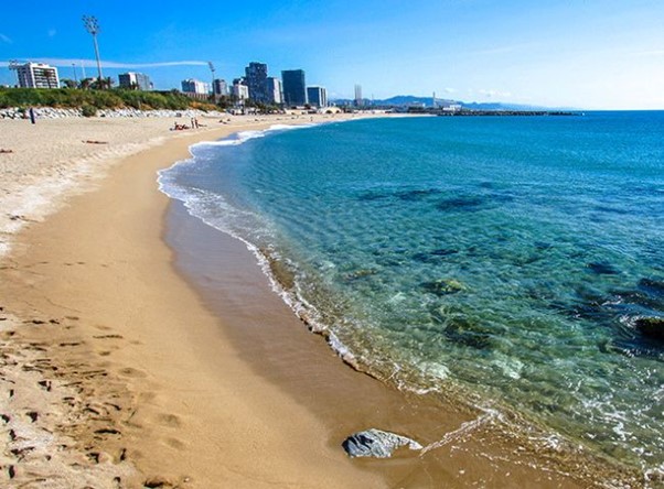 Bogatell beach, Barcelona, IC- Pixabay