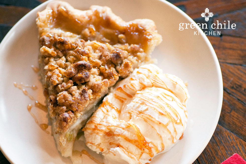 apple Green chili pie ice-cream