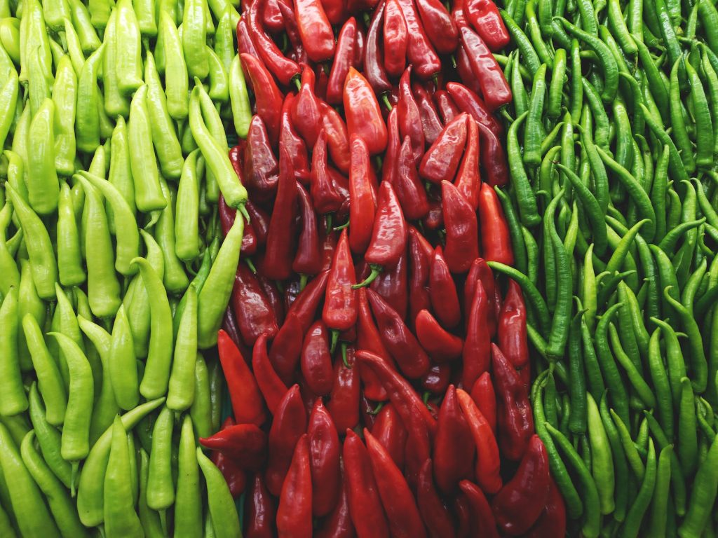 photo of chili peppers