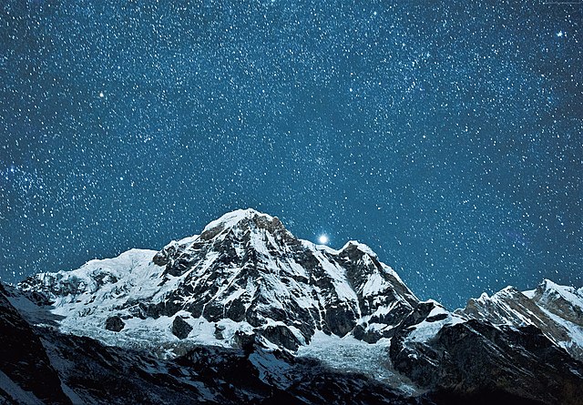 Annapurna Conservation Area at Night
