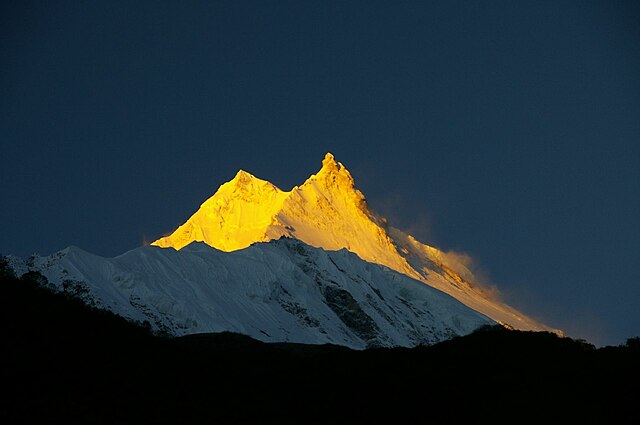 Sunrise, Manaslu, Nepal, Himalaya