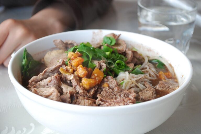 Boat noodles, Bangkok street food