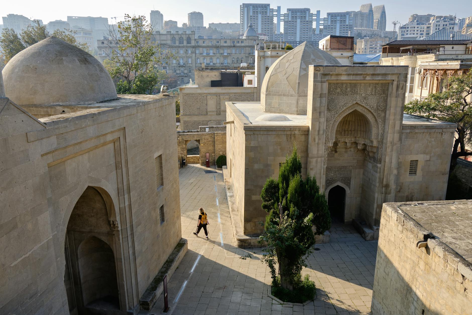 old town in baku, Azerbaijan
Old Town Baku stone alleys and historic walls in soft evening light
