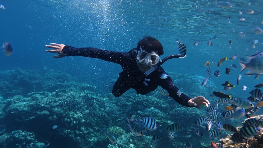 snorkeling adventure in clear waters of jawa tengah. Monsoon Snorkelling