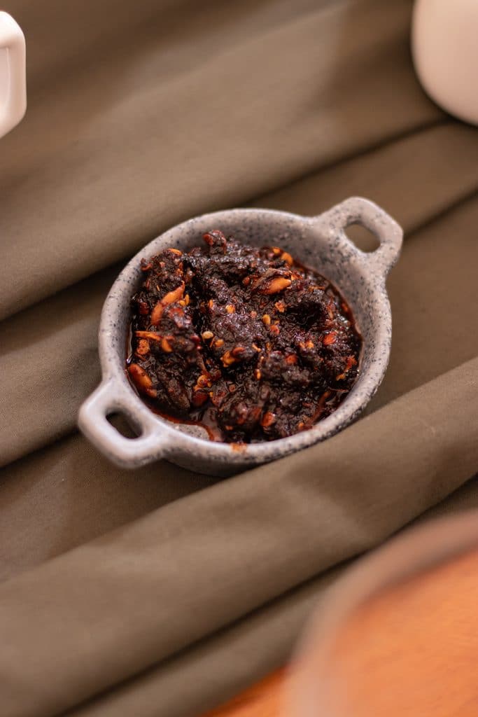 Traditional red pepper paste inspired by Tunisian harissa
