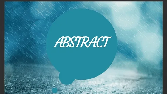 Abstract- rain
