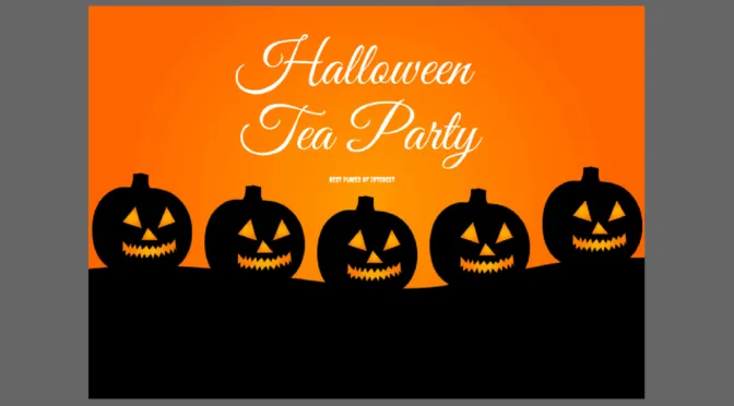 Halloween Tea Party