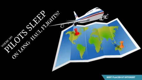 Where do pilots sleep on long haul flights?