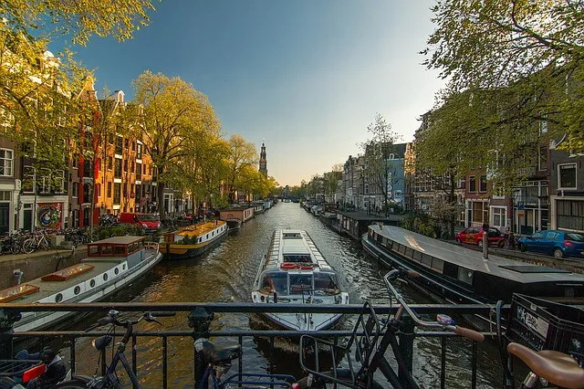 Amsterdam canal, Netherlands, Europe